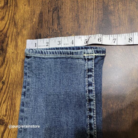 Vigoss Jeans 2 Heritage Fit Capri Mid Rise Thick Stitch Legacy Stretch Denim - Picture 11 of 13